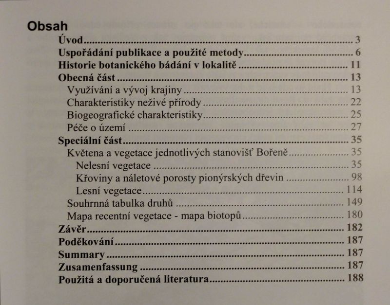 Rostliny Bořeně u Bíliny