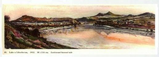 Emil Filla. Krajina Českého středohoří