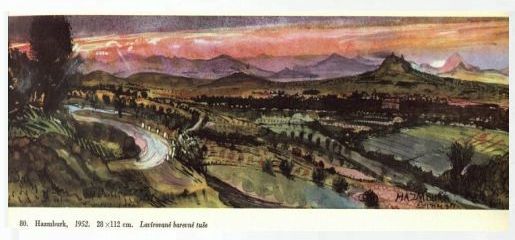Emil Filla. Krajina Českého středohoří