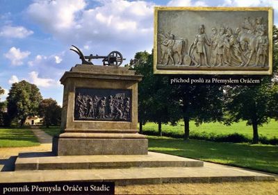 Pomník Přemysla Oráče u Stadic