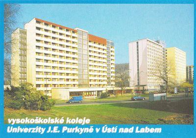 Vysokoškolské koleje University J.E. Purkyně v Ústí nad Labem