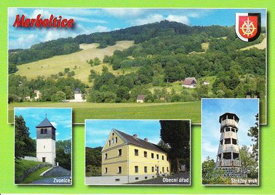 Merboltice (4x, zelená, erb)