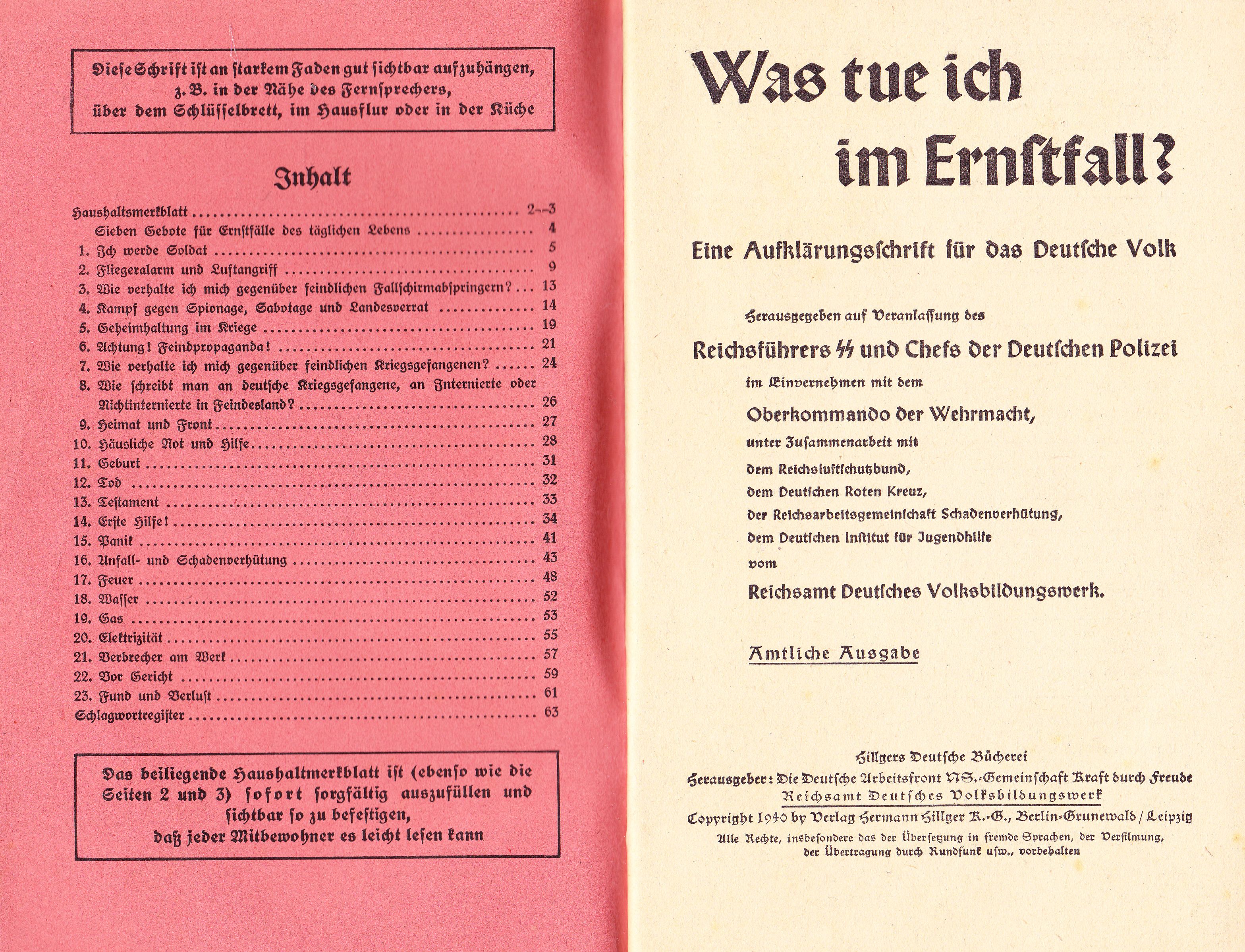 Was tue ich im Ernstfall