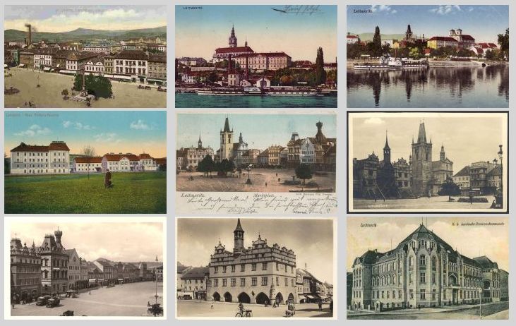 Historické pohlednice Litoměřic a okolí