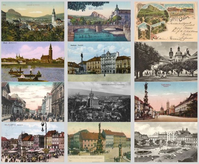 Teplice, Bílina a okolí v minulosti