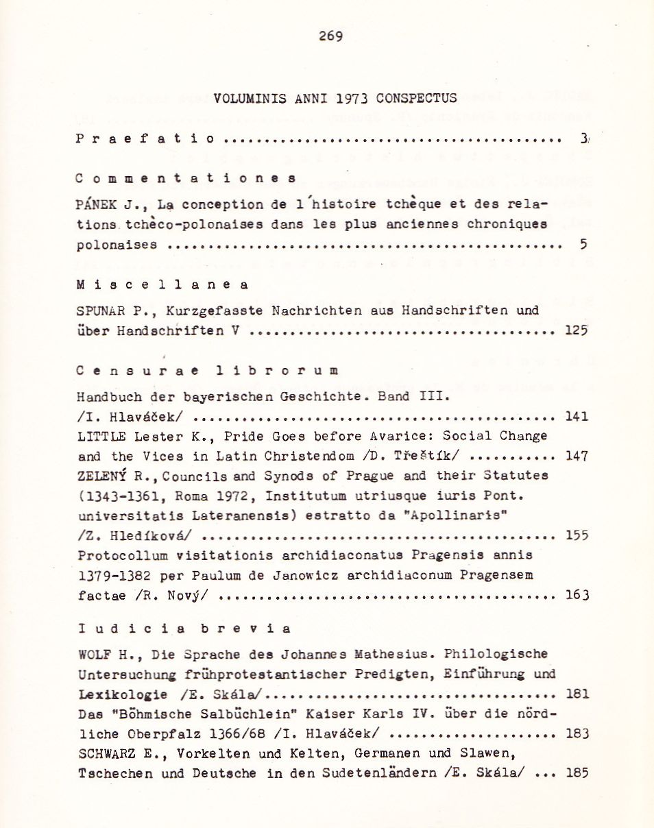 Mediaevalia Bohemica 4, 1974
