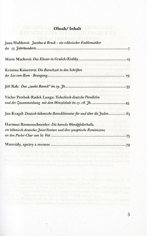 Němci v českých zemích. Zprávy společnosti pro dějiny Němců v Čechách II/2003