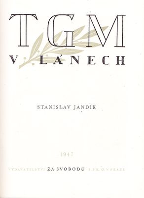 TGM v Lánech