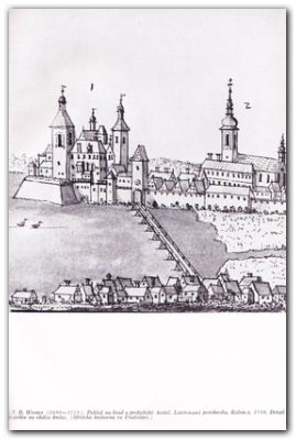 Jindřichův Hradec. Zámek a město (rok 1944)