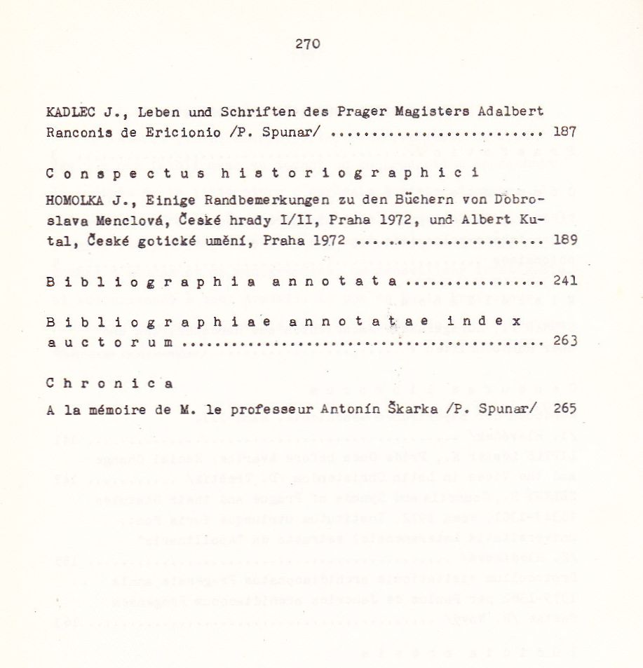 Mediaevalia Bohemica 4, 1974