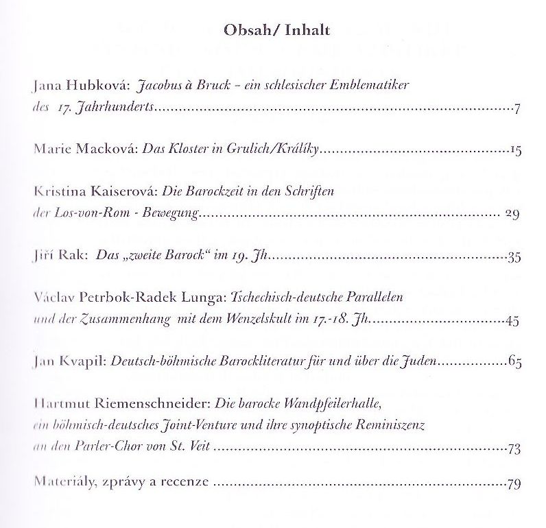 Němci v českých zemích. Zprávy společnosti pro dějiny Němců v Čechách II/2003