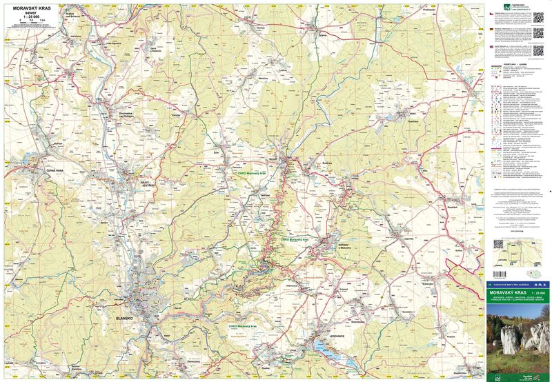 Moravský kras 1:25.000