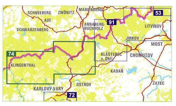 Krušné hory západ. Kraslicko a Božídarsko